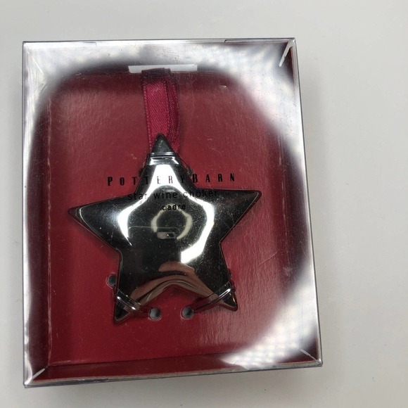 Pottery barn star silver wine choker - Picture 4 of 4